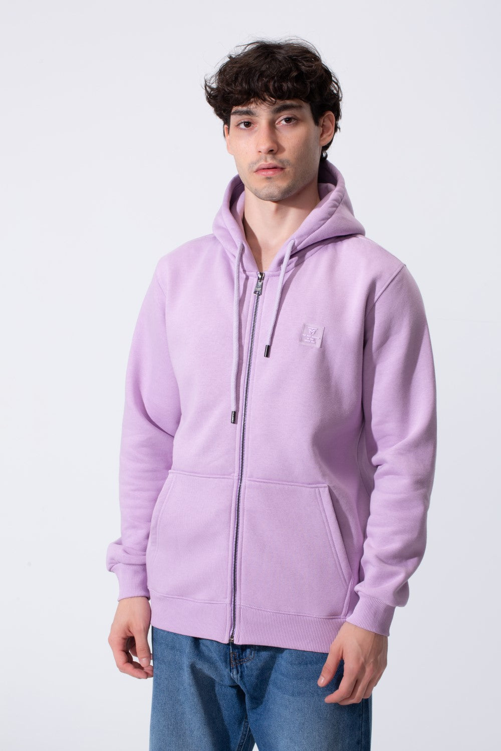Zippers Slim Fit Men Hoodie
