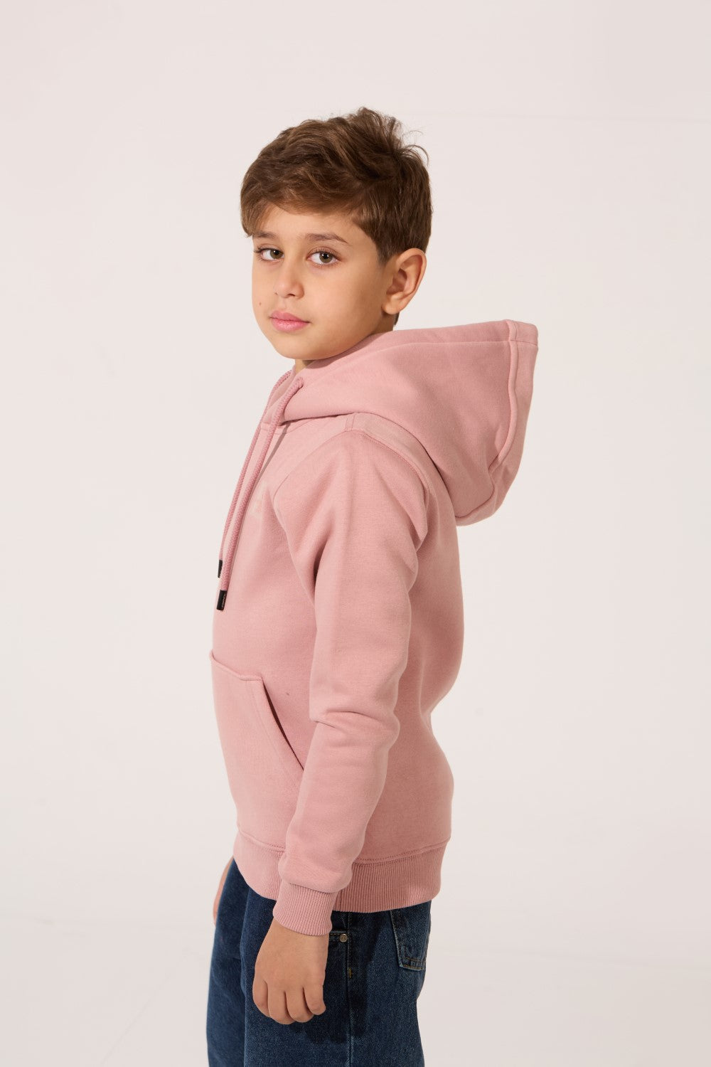 Tomato Basic Slim Fit Front Pocket Boys Hoodie