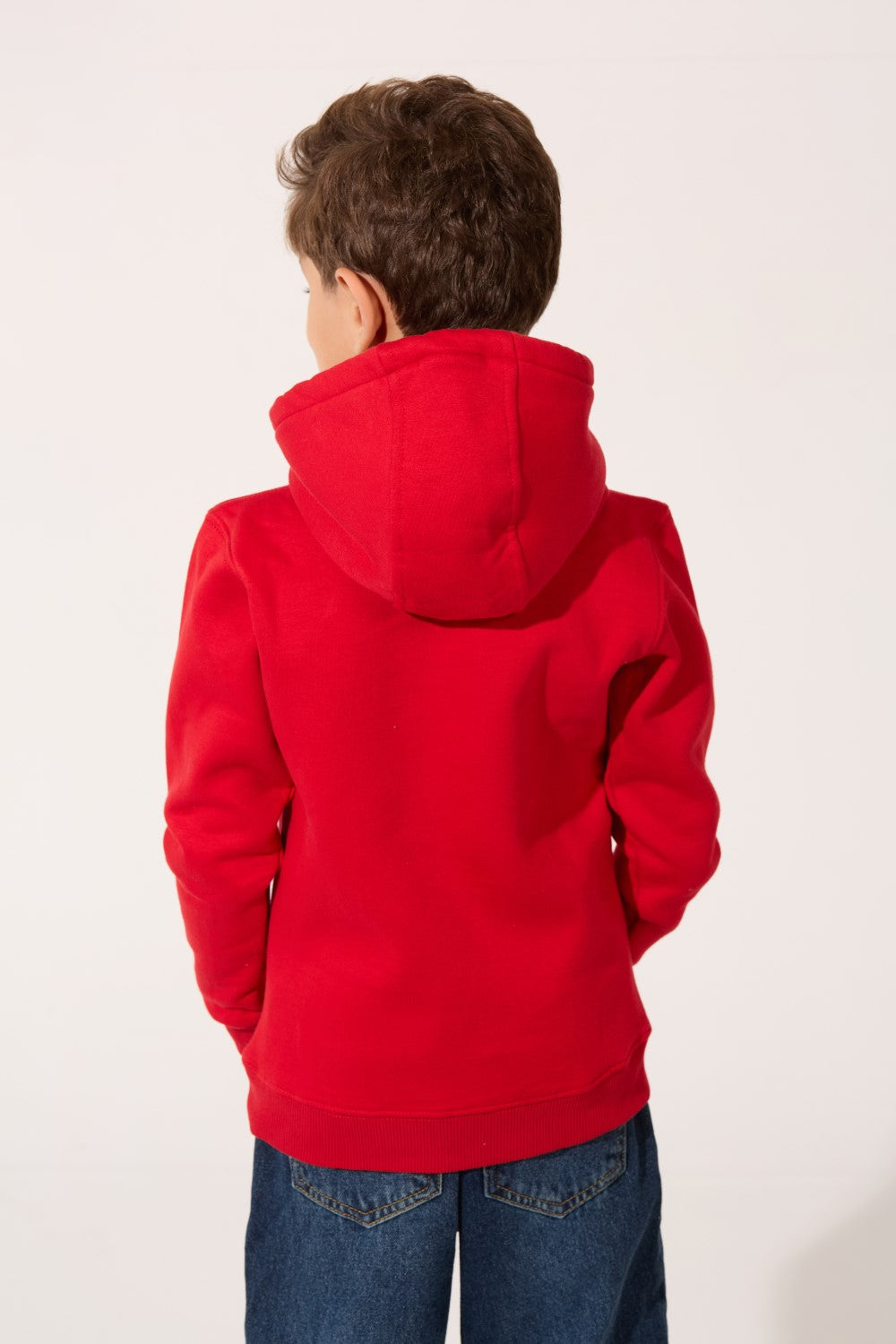 Tomato Basic Slim Fit Front Pocket Boys Hoodie