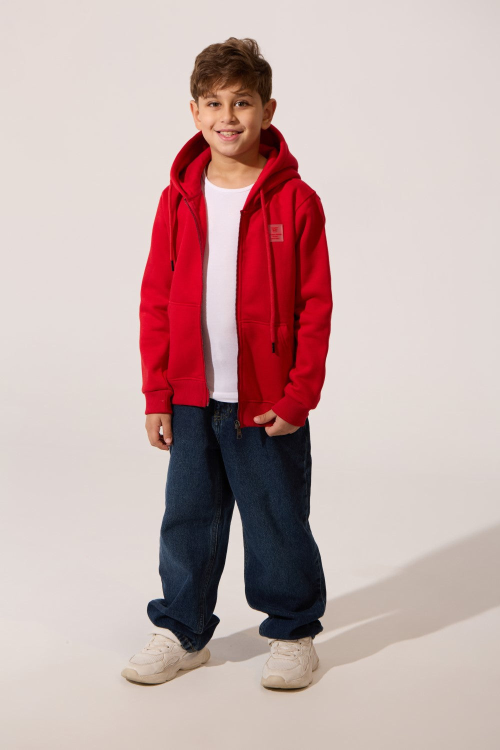 Full Zipper Slim Fit Milton Boys Hoodie
