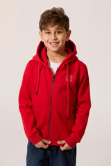 Full Zipper Slim Fit Milton Boys Hoodie