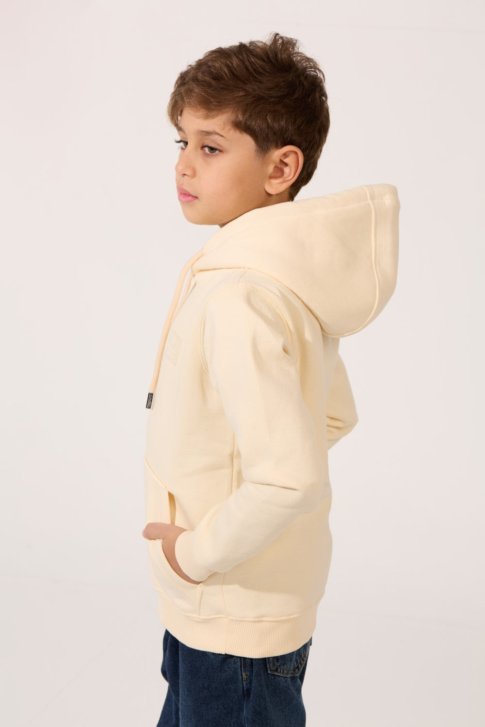 Basic Tomato Milton Slim Fit Long Sleeves Boys Hoodie