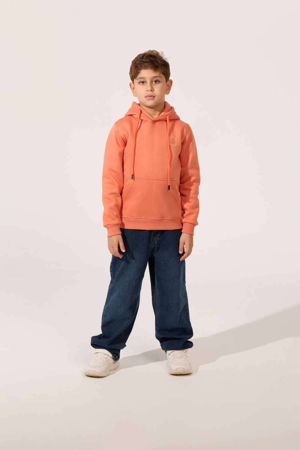 Basic Tomato Milton Slim Fit Long Sleeves Boys Hoodie