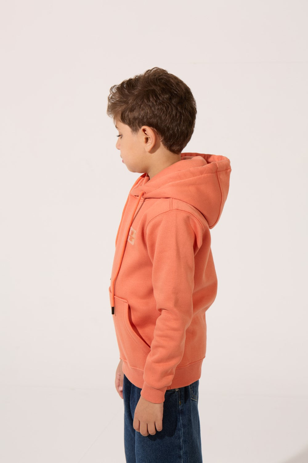 Basic Tomato Milton Slim Fit Long Sleeves Boys Hoodie
