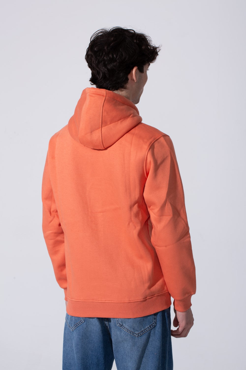 Fleece Zip Slim Fit Men Hoodie