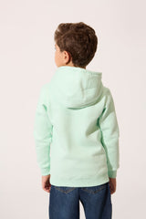 Slim Fit Long Sleeved Melton Boys Hoodie
