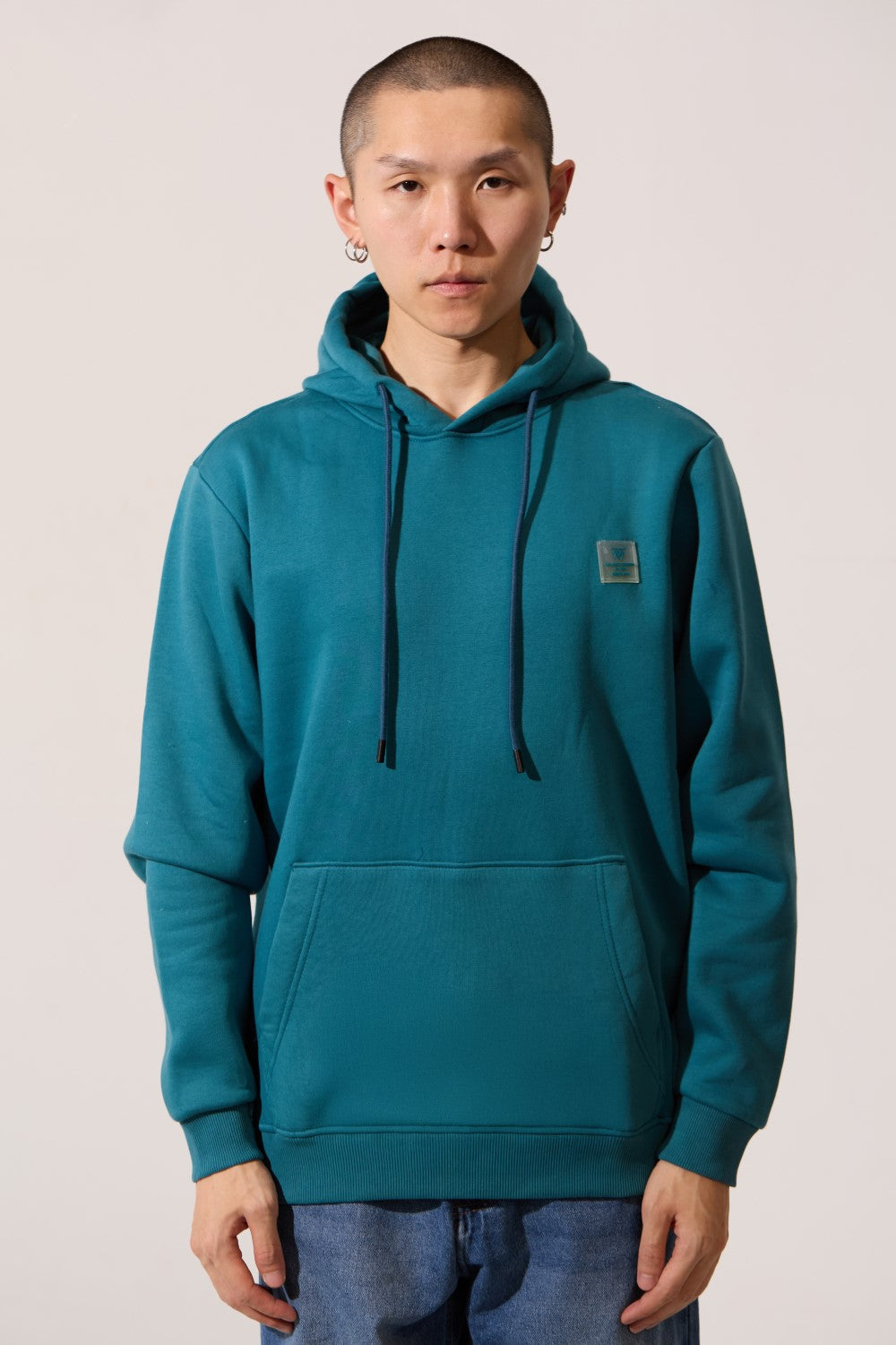 Basic Long Sleeves Slim Fit Men Hoodie