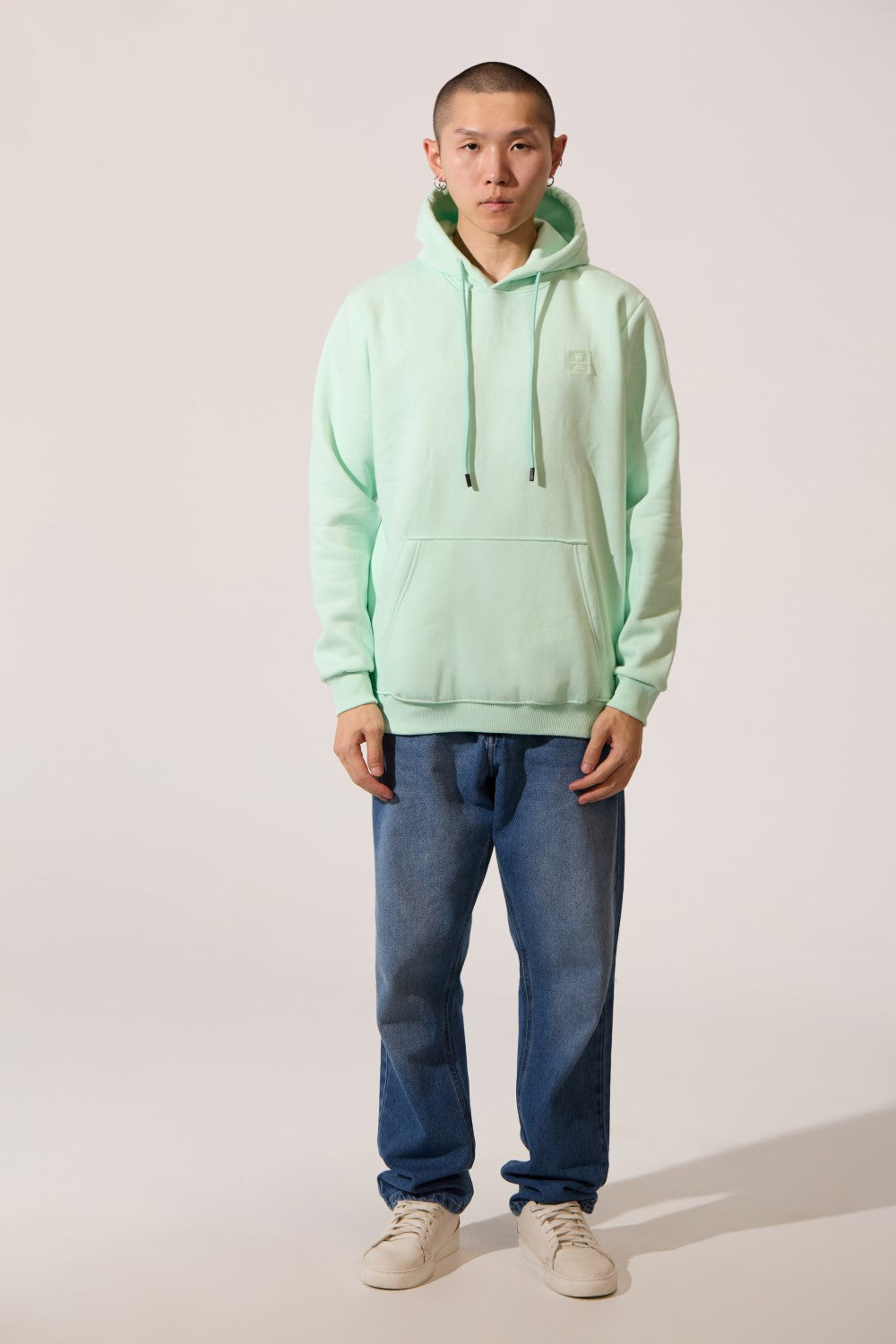 Basic Long Sleeves Slim Fit Men Hoodie