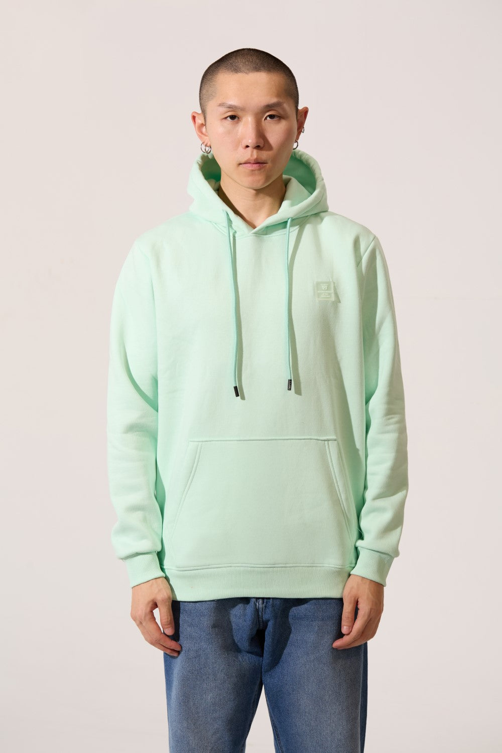 Basic Long Sleeves Slim Fit Men Hoodie