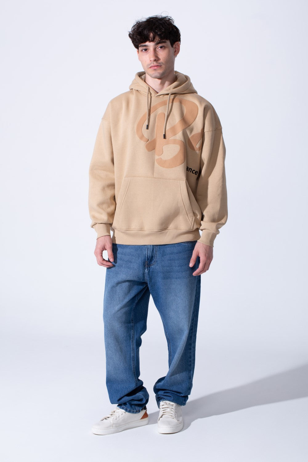 Oversized Men Hoodie Melton
