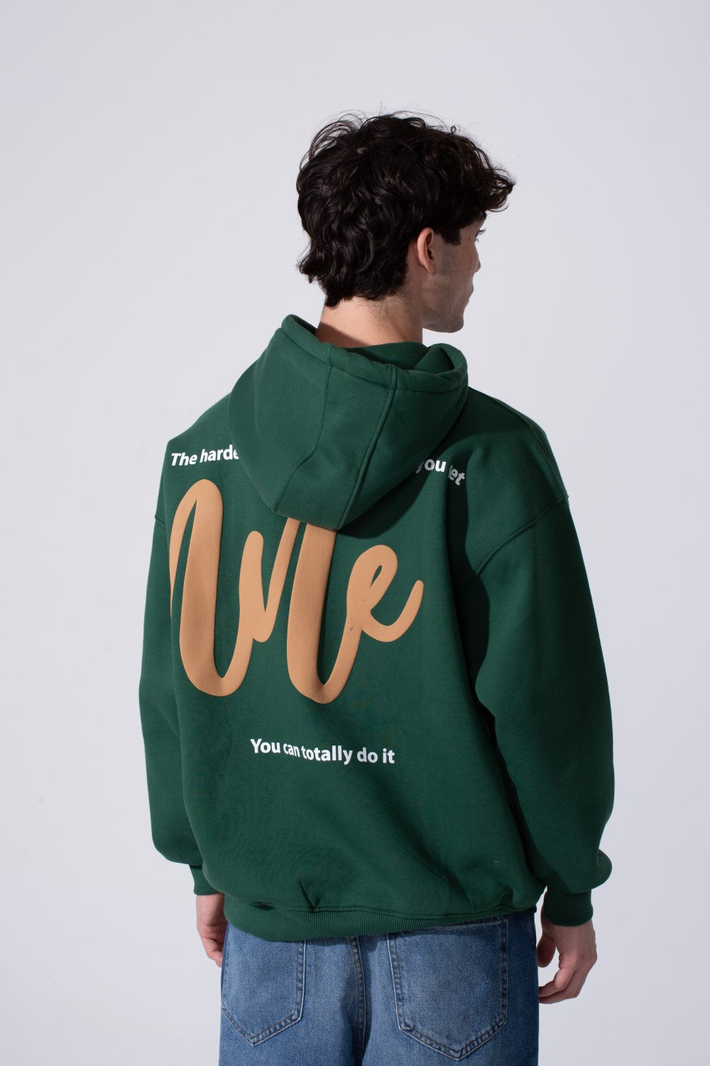 Oversized Men Hoodie Melton