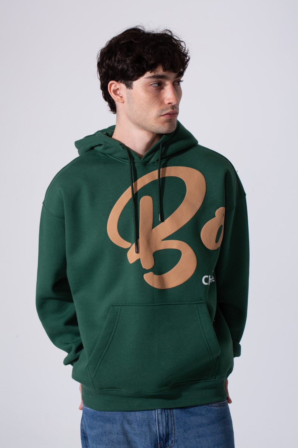 Oversized Men Hoodie Melton