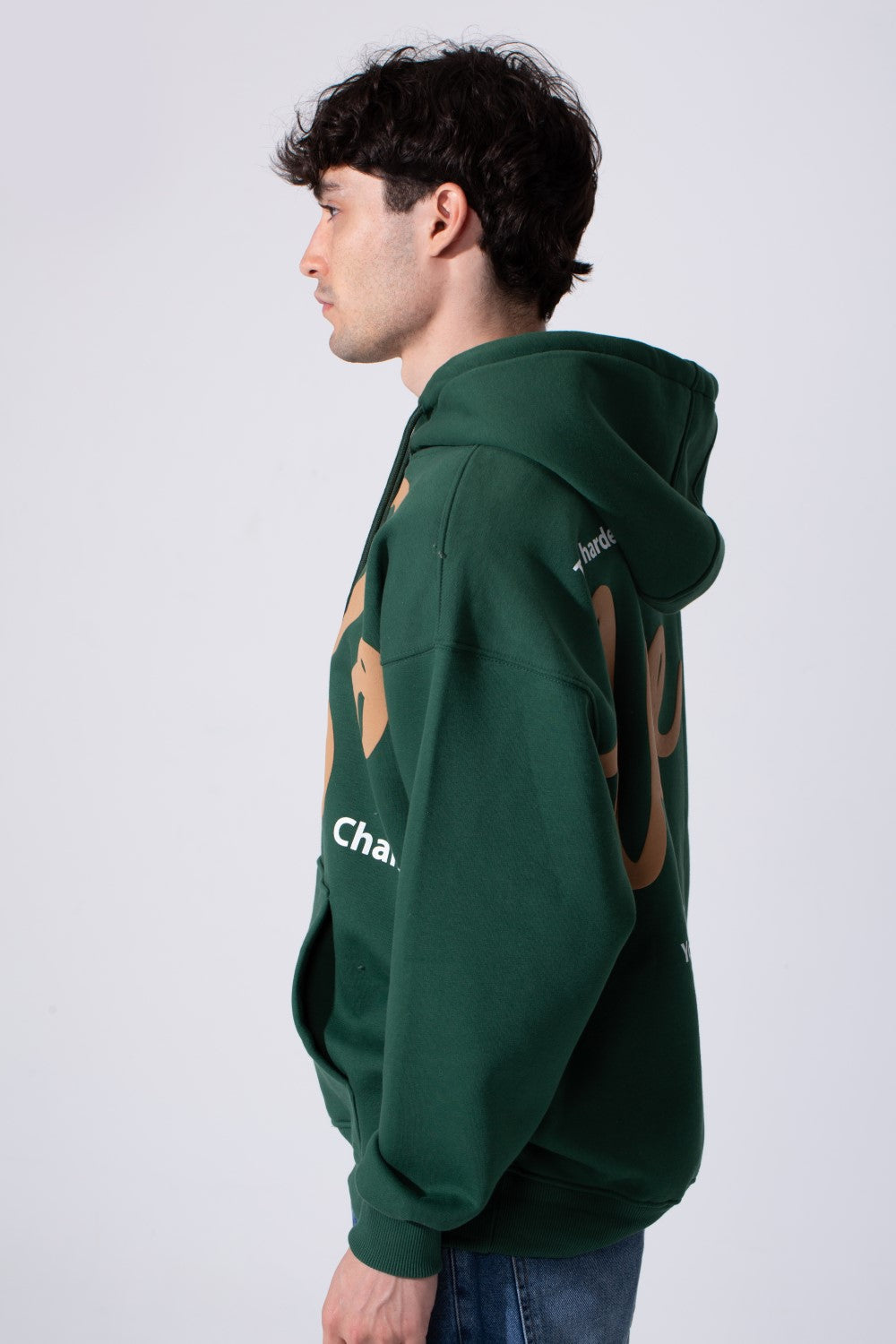 Oversized Men Hoodie Melton