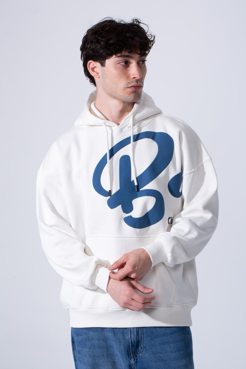 Oversized Men Hoodie Melton