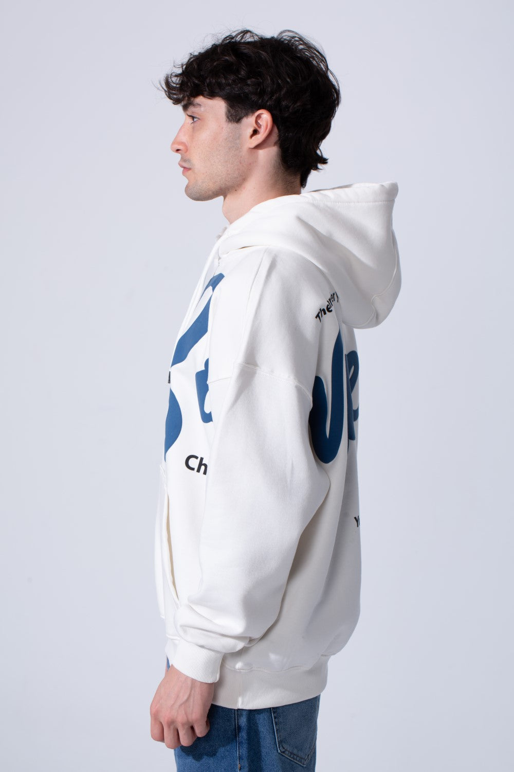 Oversized Men Hoodie Melton