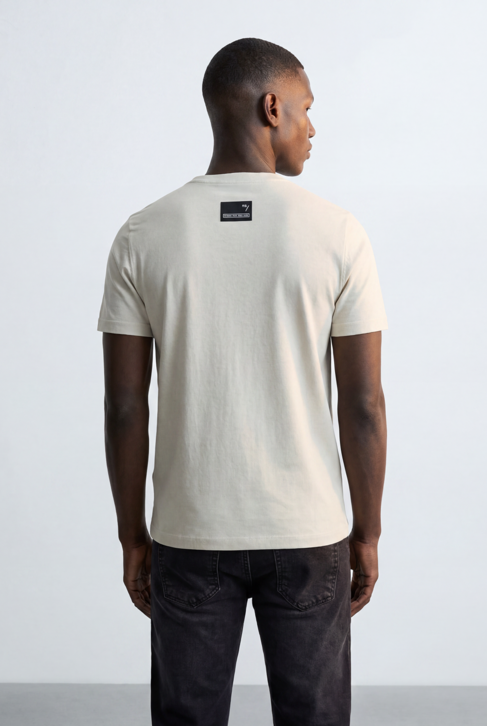 Men’s Embossed Logo T-Shirt Tonal Front Detail