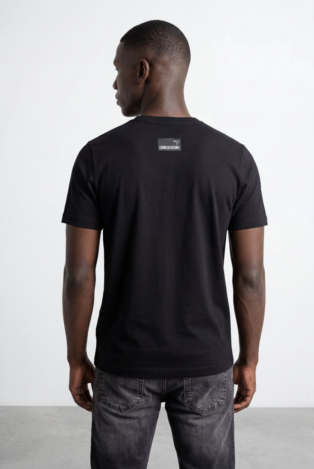 Men’s Embossed Logo T-Shirt Tonal Front Detail