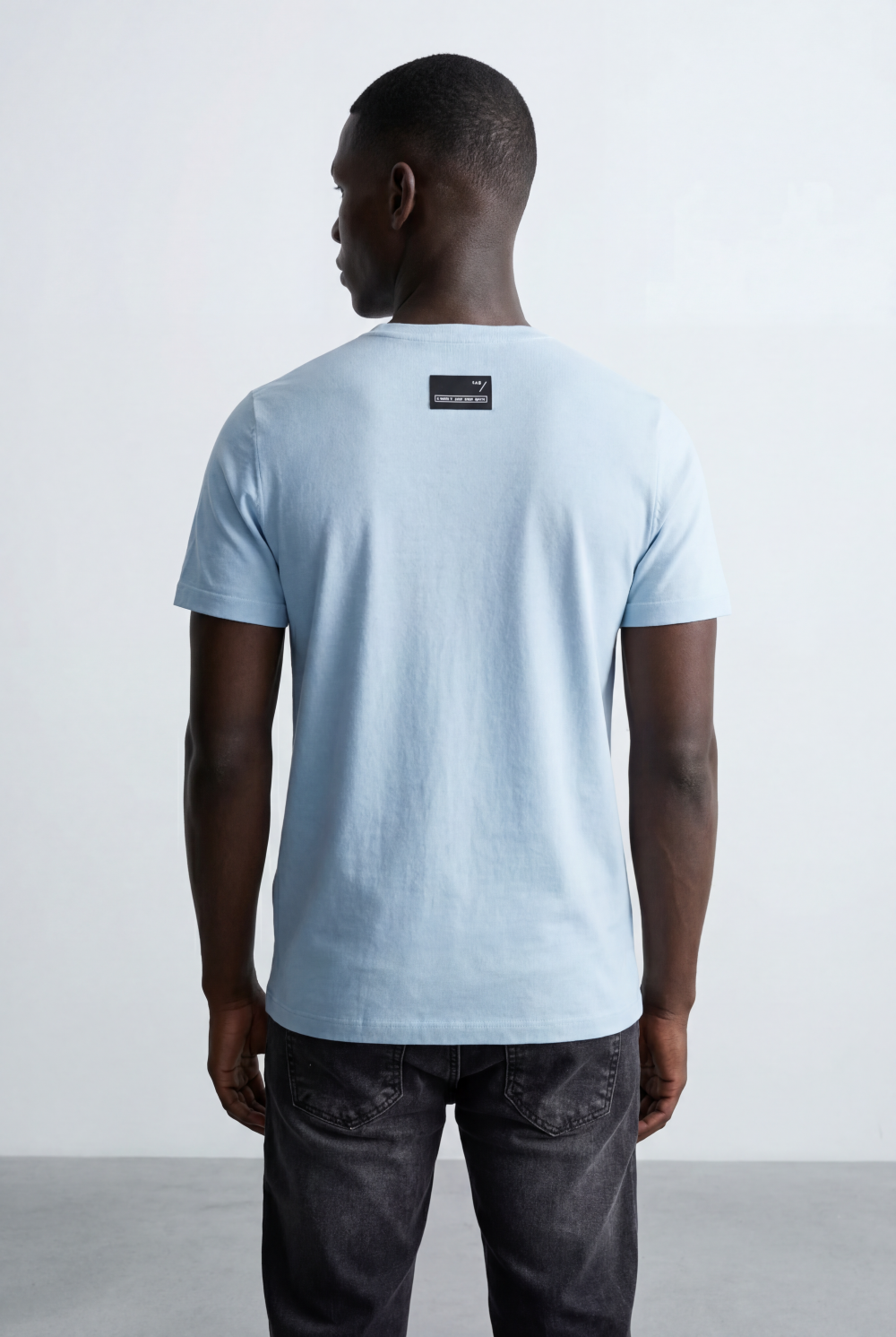 Men’s Embossed Logo T-Shirt Tonal Front Detail