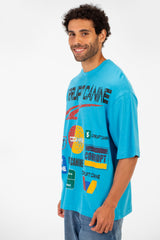 Men’s Oversized Front Bold Logo T-Shirt