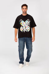 Men’s T-Shirt Oversized Bold Front Lighter Print
