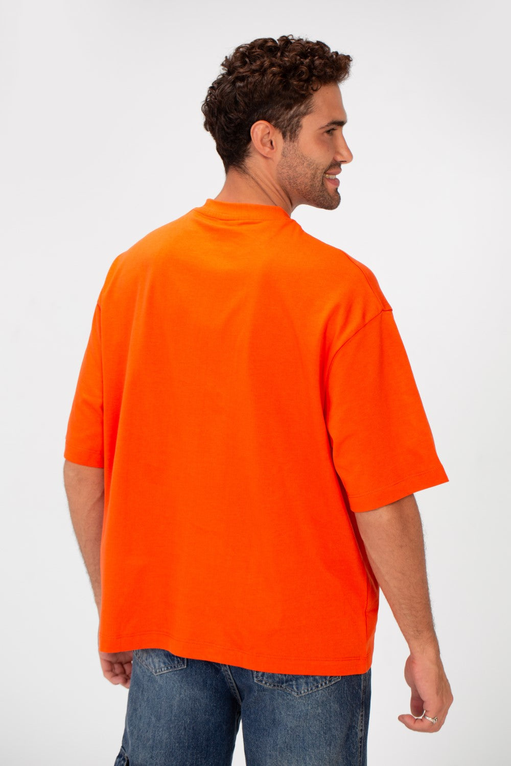 Men’s T-Shirt Oversized Bold Front Lighter Print