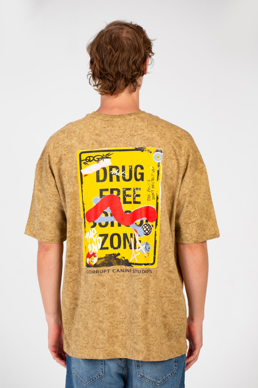 Men’s Washed Graphic T-Shirt Oversize