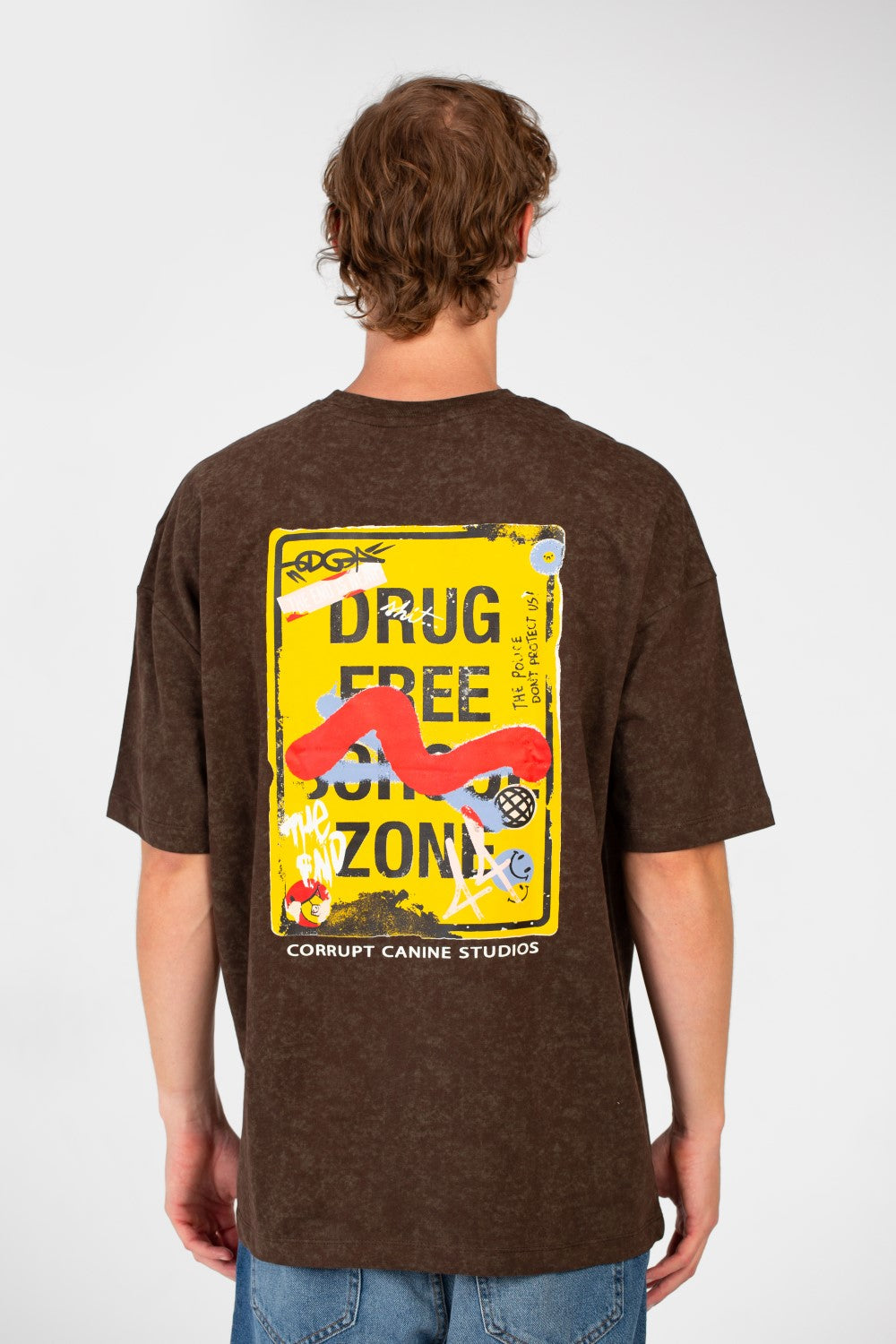 Men’s Washed Graphic T-Shirt Oversize