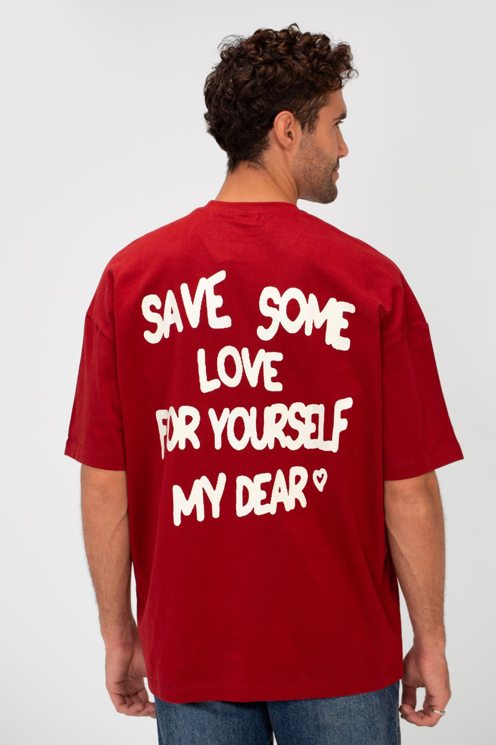 Men’s Dual Print T-Shirt Oversized CK9