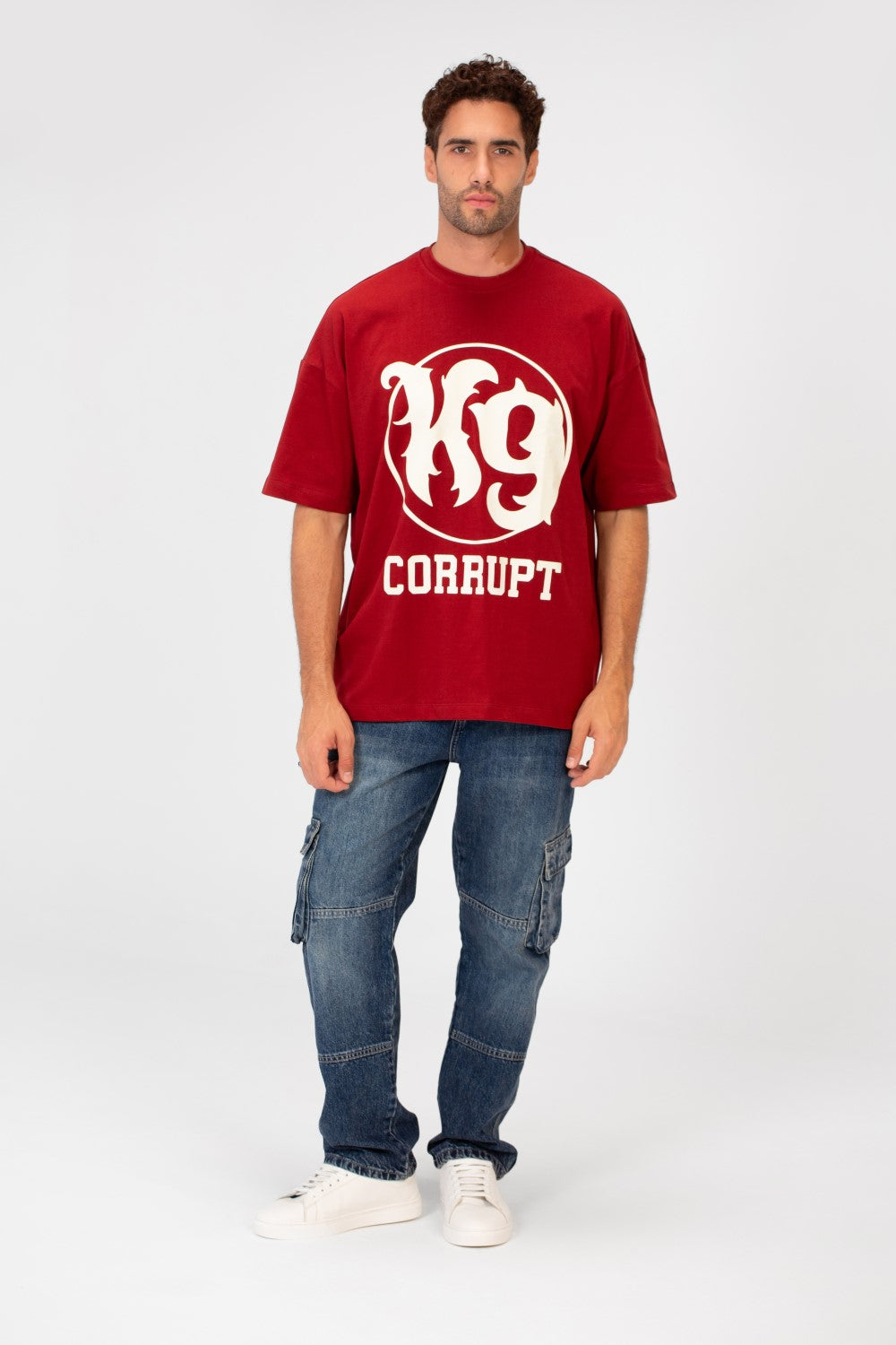 Men’s Dual Print T-Shirt Oversized CK9