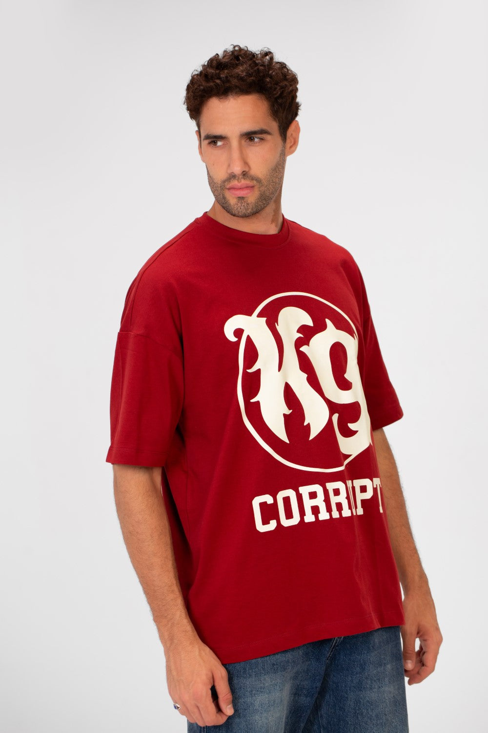 Men’s Dual Print T-Shirt Oversized CK9