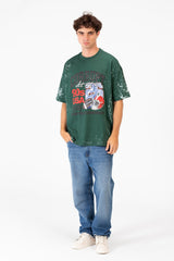 Men’s Varsity Graphic T-Shirt Oversized Front Sport Inspired