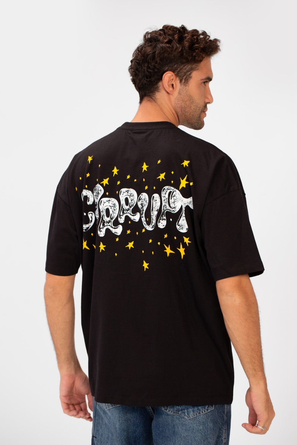 Men’s CK9 Oversized Graphic T-Shirt Cartoon Dog