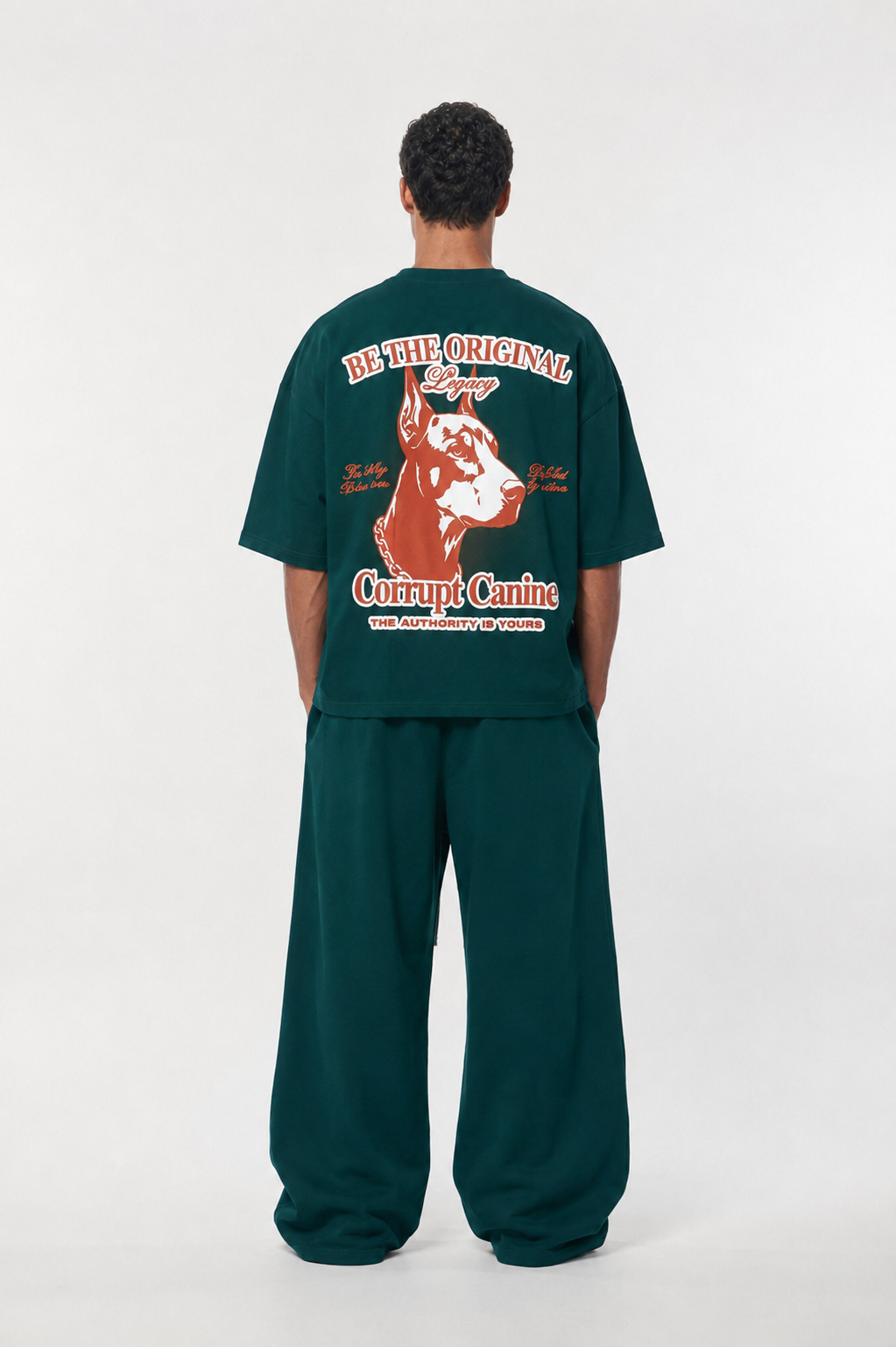 Tomatos Men's Oversized Graphic Sweatpants | Baggy Pants