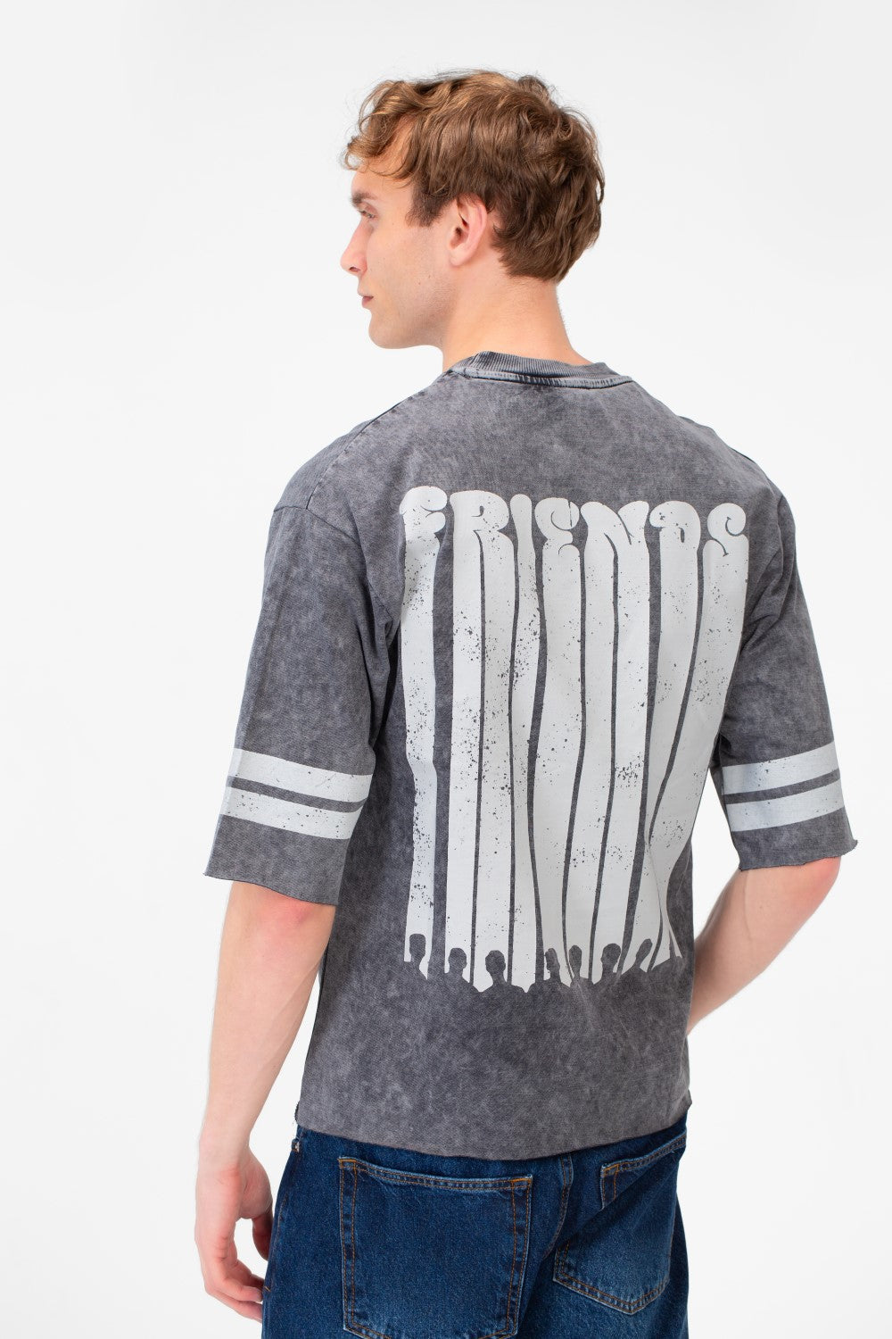 Men’s Vintage Graphic T-Shirt Box Fit Front Artwork