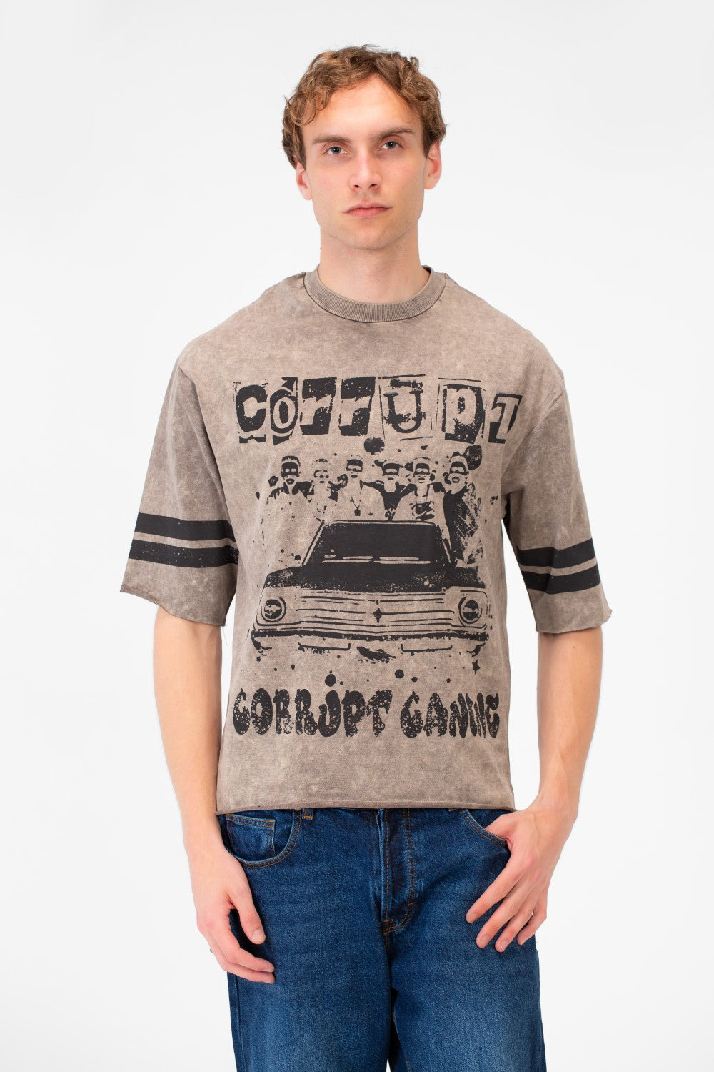 Men’s Vintage Graphic T-Shirt Box Fit Front Artwork