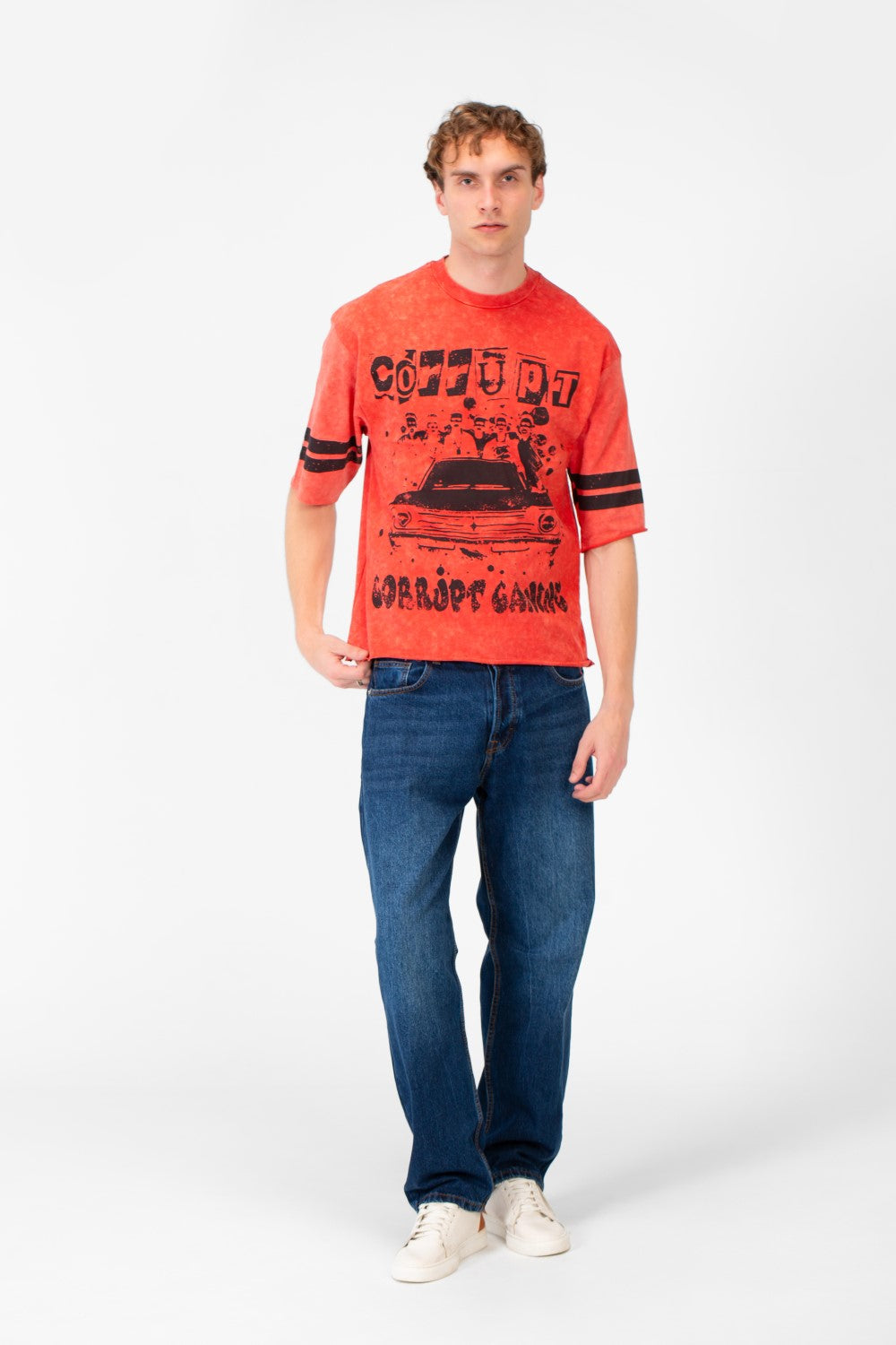 Men’s Vintage Graphic T-Shirt Box Fit Front Artwork