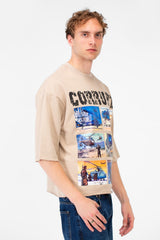 Men’s Graphic T-sHIRT Multi Panel Front Artwork