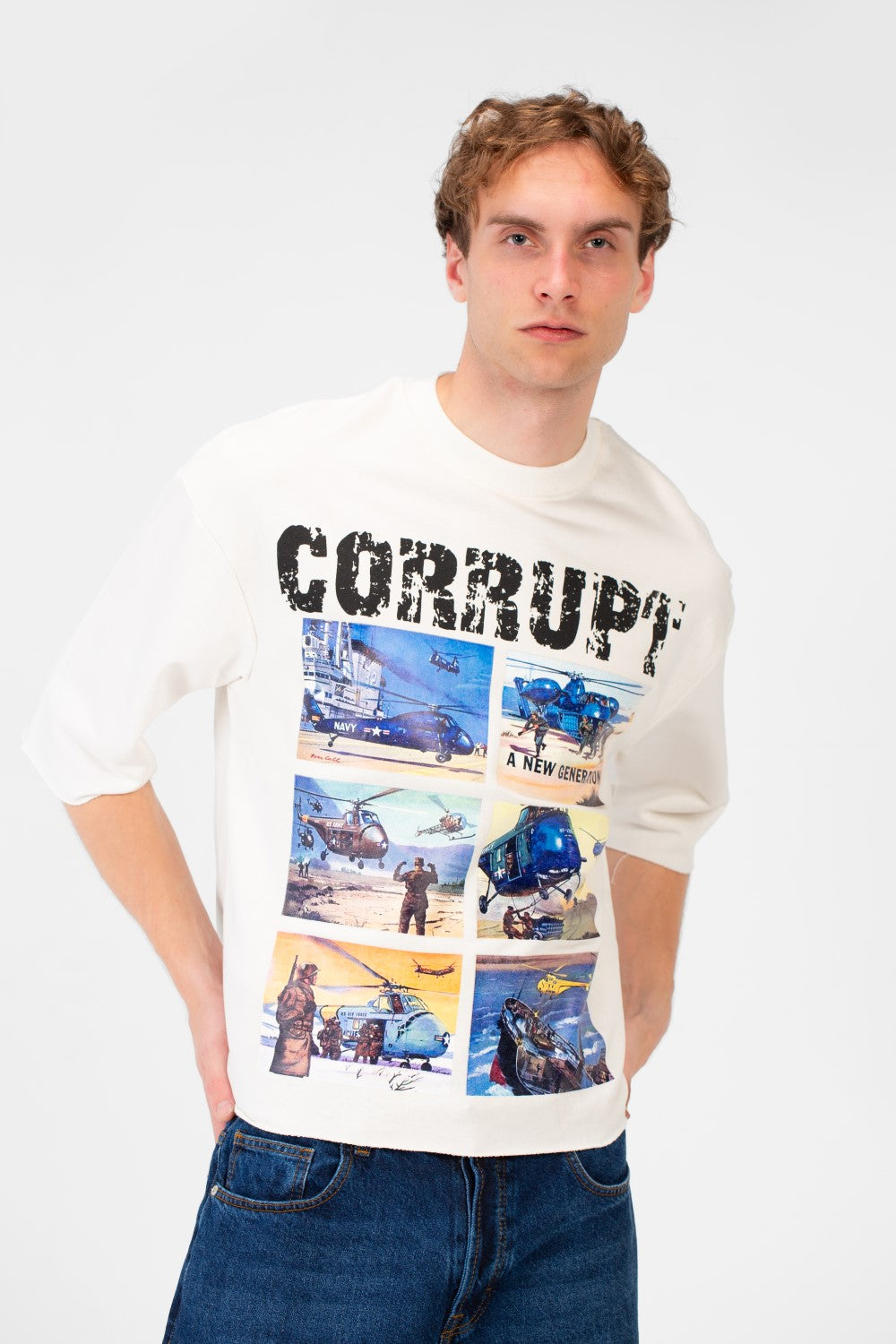 Men’s Graphic T-sHIRT Multi Panel Front Artwork