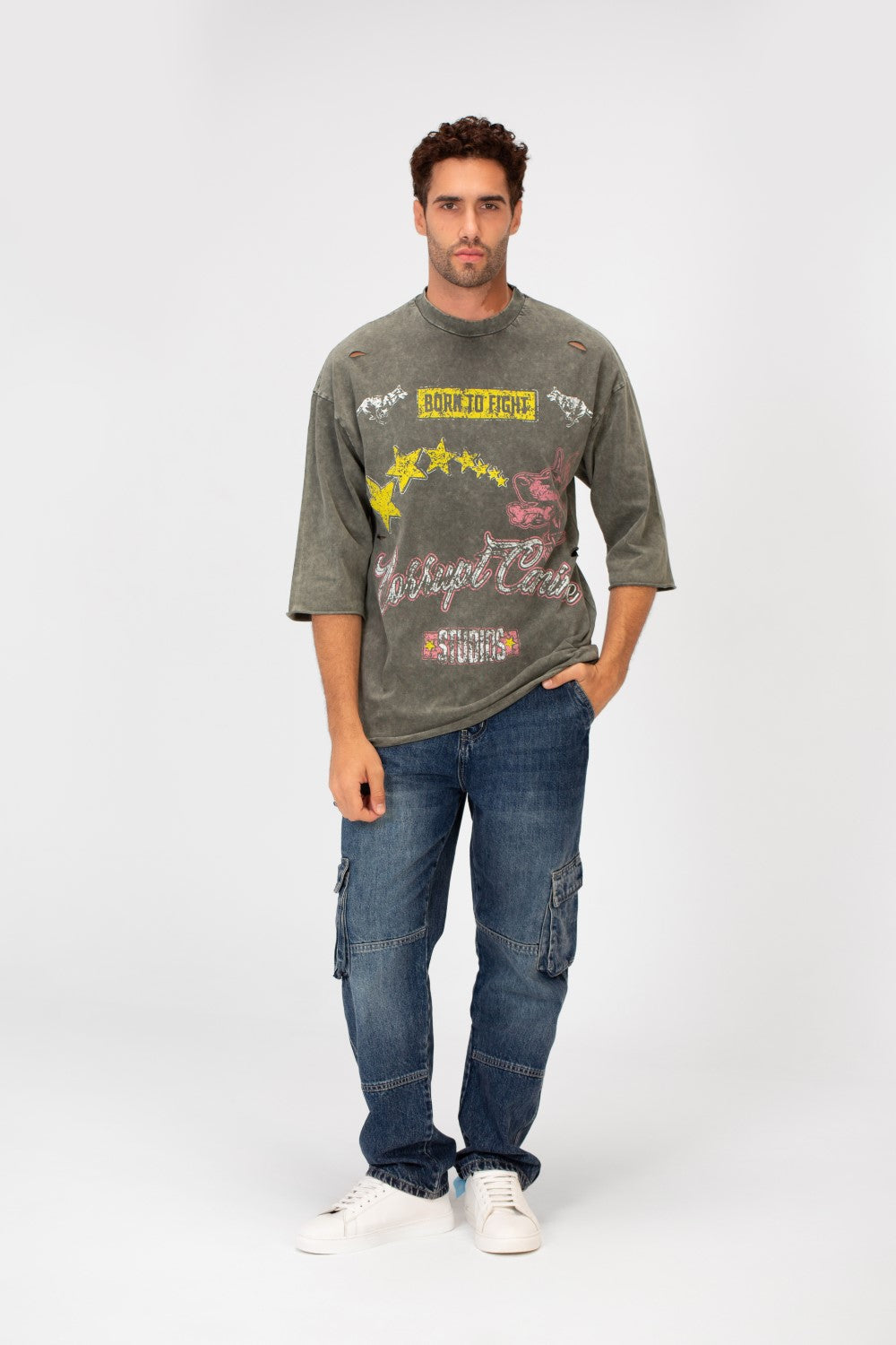 Men’s Graphic T-Shirt Multi Panel Front Artwork