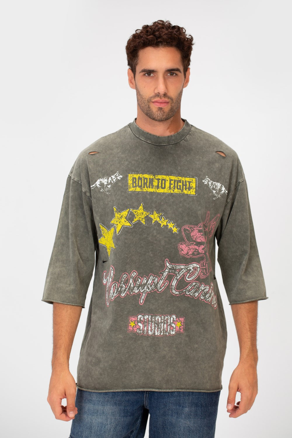 Men’s Graphic T-Shirt Multi Panel Front Artwork