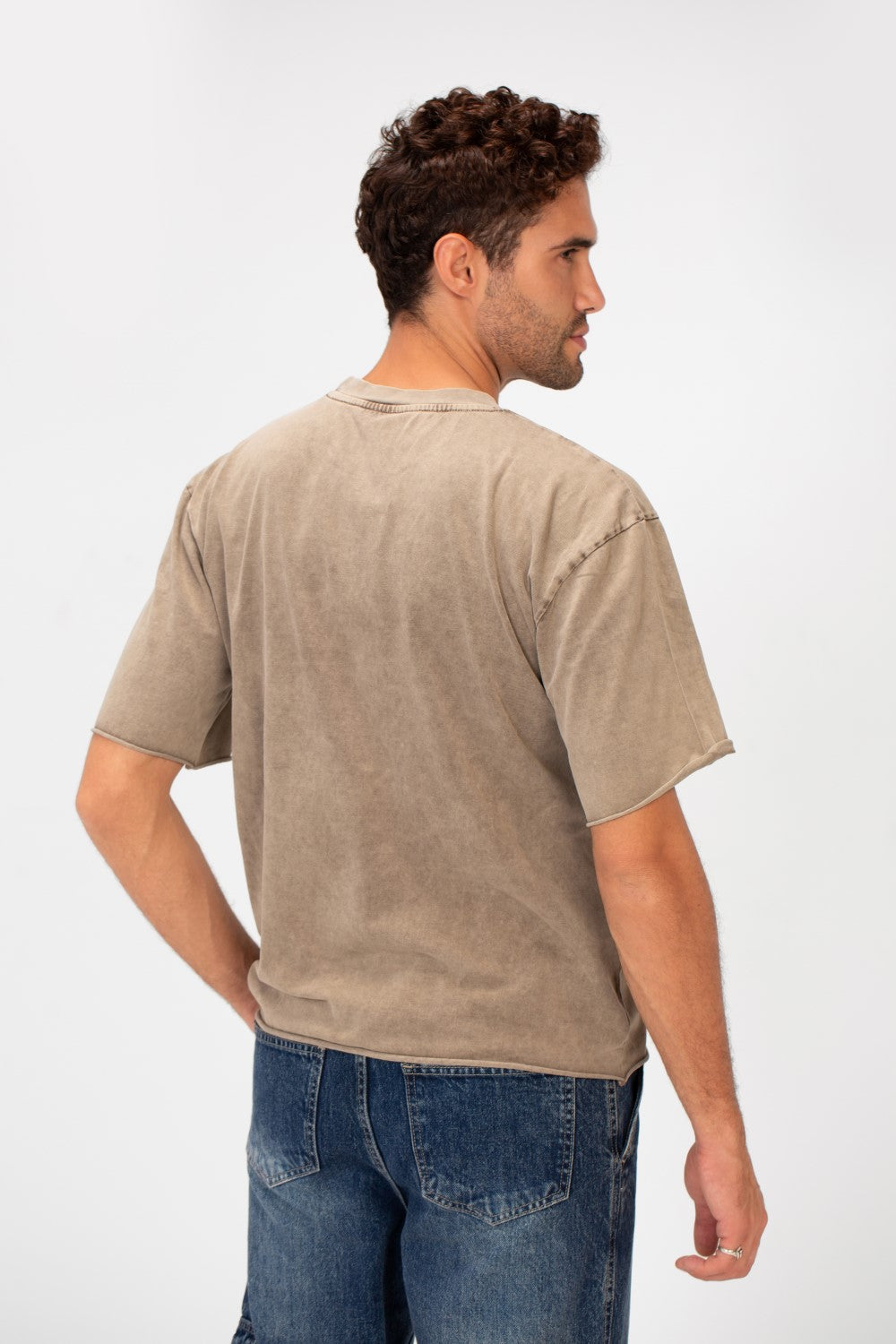 Men’s Vintage Graphic T-Shirt Washed Look Faded
