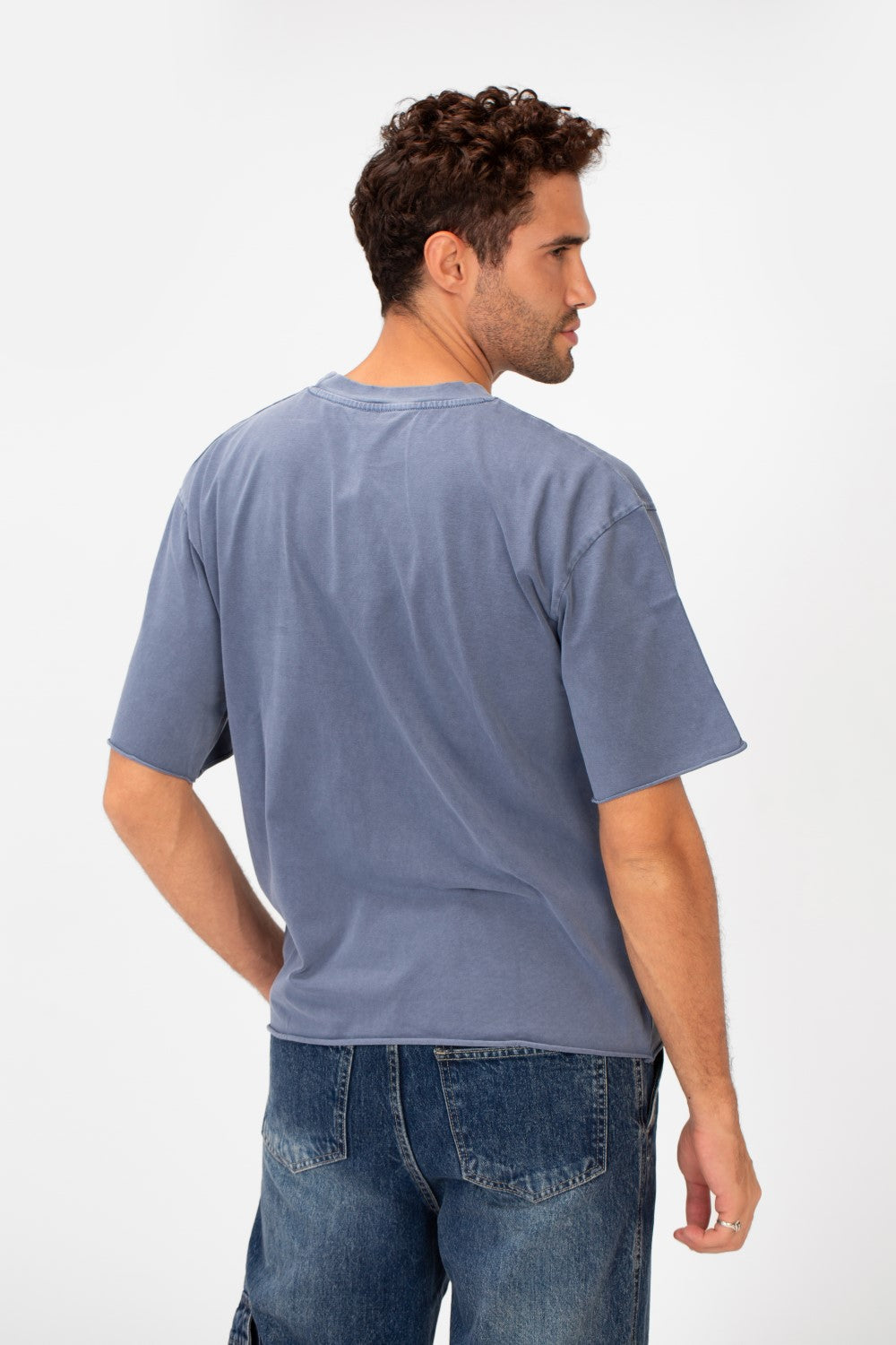 Men’s Vintage Graphic T-Shirt Washed Look Faded