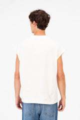 Men’s Sleeveless Graphic T-Shirt Bold Character Artwork