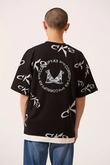 Men’s Graphic T-Shirt All Over Logo Print