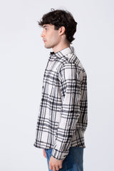 Regular Fit Plaid Padded Men Shirt