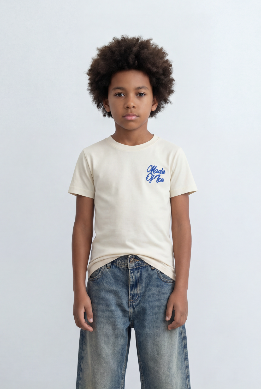 Boy's Back Graphic T-Shirt Raised Typography Casual Everyday Style