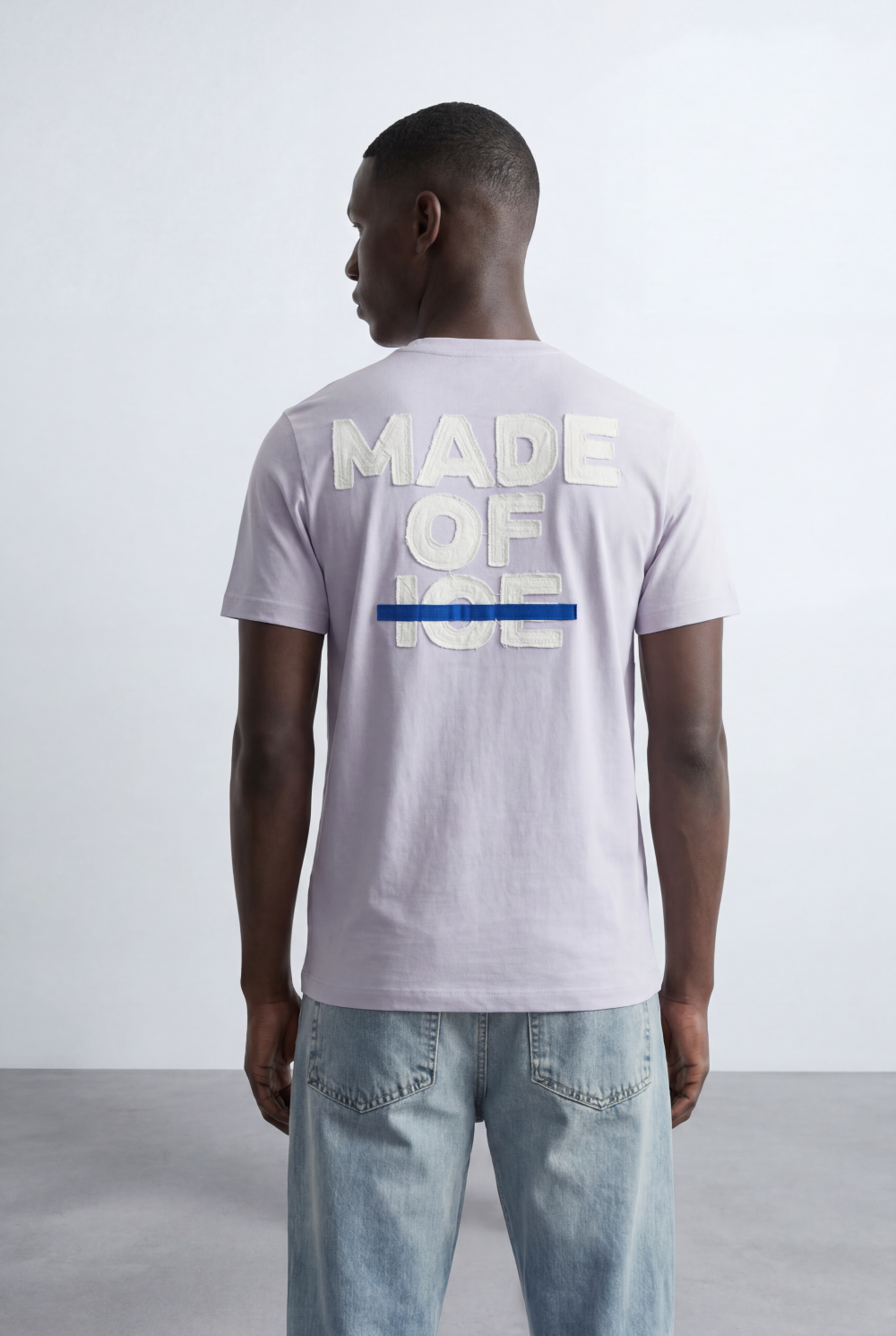 Men’s Back Statement T-Shirt Embossed