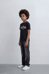 Boy's Graphic T-Shirt Front Bold Exercise Artwork