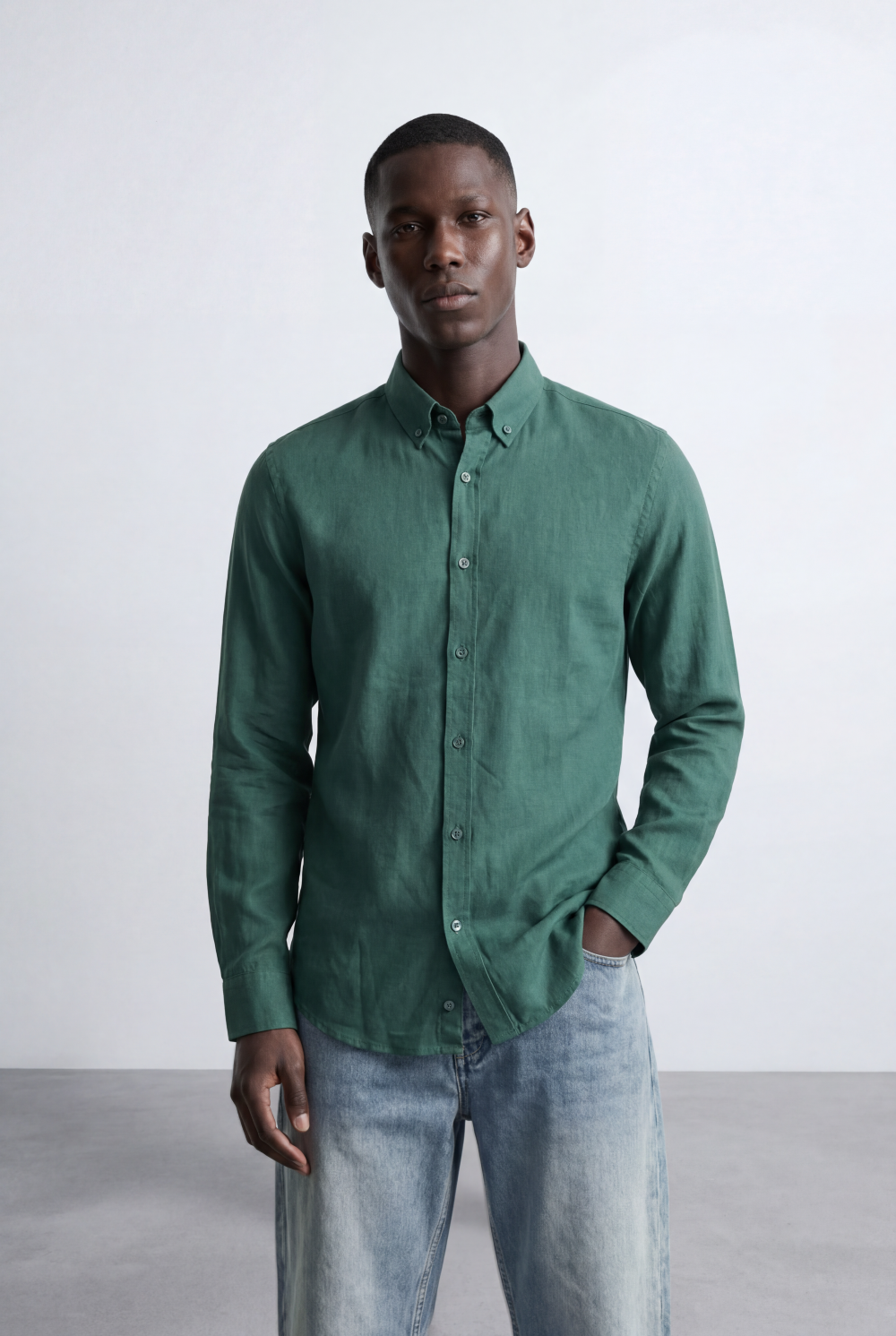 Men’s Smart Casual Shirt Tailored Slim Fit