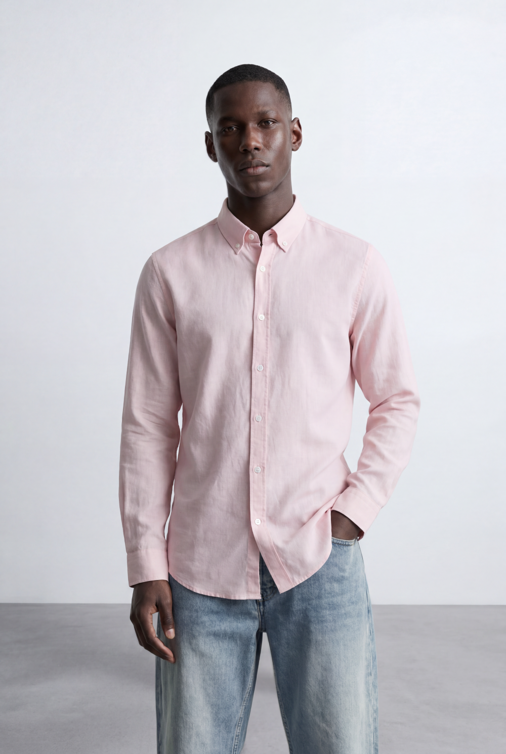 Men’s Smart Casual Shirt Tailored Slim Fit